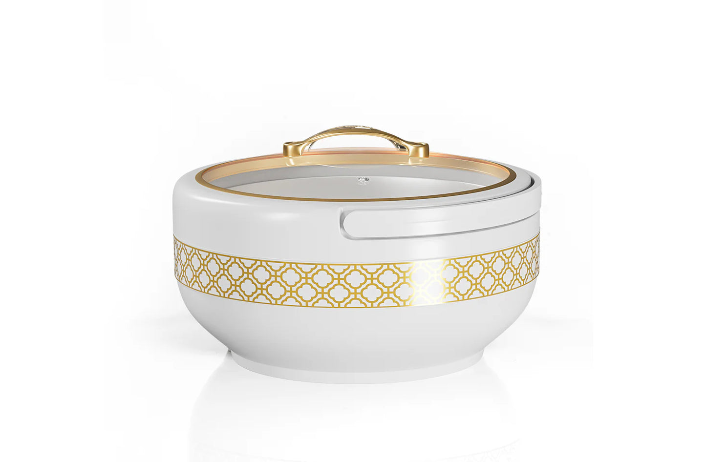 Brighton Hotpot Gold Set - 3 Pcs | Insulated Casserole Set | White - Pleco Houseware