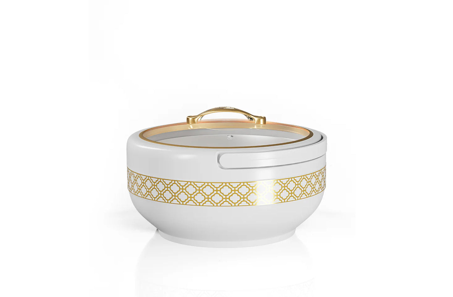 Brighton Hotpot Gold Set - 3 Pcs | Insulated Casserole Set | White - Pleco Houseware