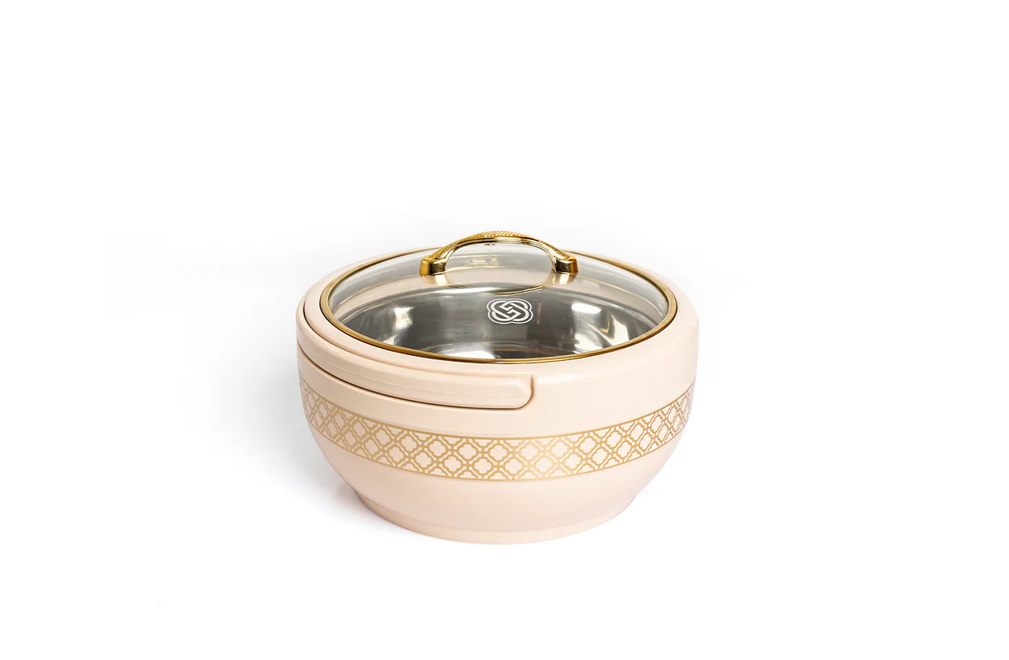Brighton Hotpot Gold Set - 3 Pcs | Insulated Casserole Set | Beige - Pleco Houseware