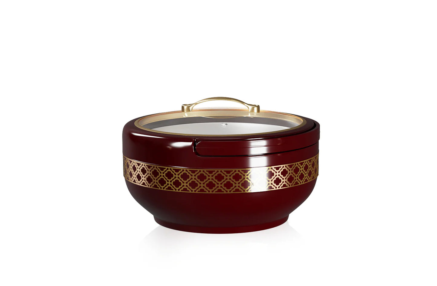 Brighton Hotpot Gold Set - 3 Pcs | Insulated Casserole Set | Maroon - Pleco Houseware