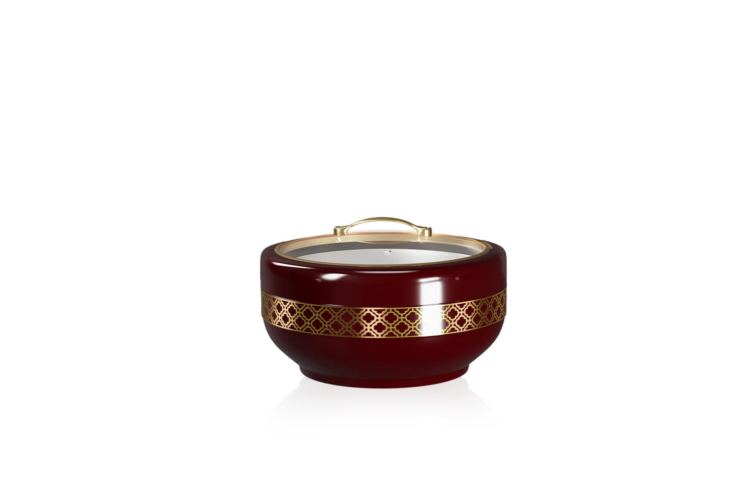 Brighton Hotpot Gold Set - 3 Pcs | Insulated Casserole Set | Maroon - Pleco Houseware