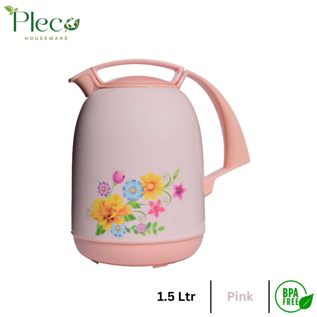 Jug - Aqua Thermic Jug, Hot And Cool Jug Thermic Water Jug, Hand Holding Jug Random - Colors 1.5 Liter - Pleco Houseware