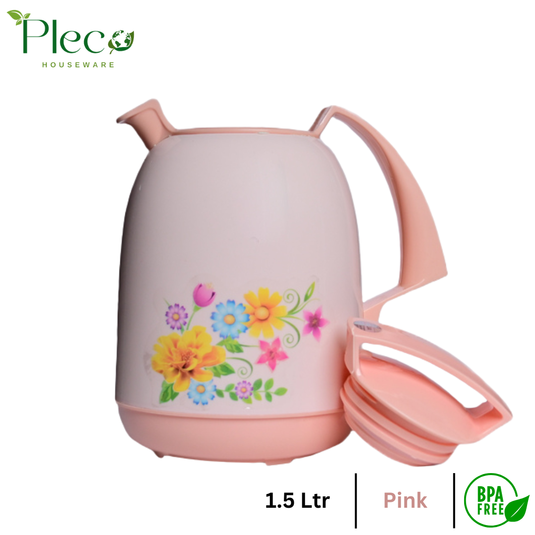 Jug - Aqua Thermic Jug, Hot And Cool Jug Thermic Water Jug, Hand Holding Jug Random - Colors 1.5 Liter - Pleco Houseware