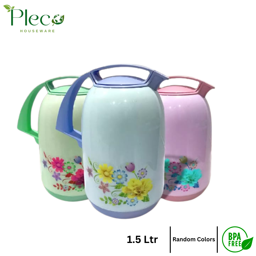 Jug - Aqua Thermic Jug, Hot And Cool Jug Thermic Water Jug, Hand Holding Jug Random - Colors 1.5 Liter - Pleco Houseware