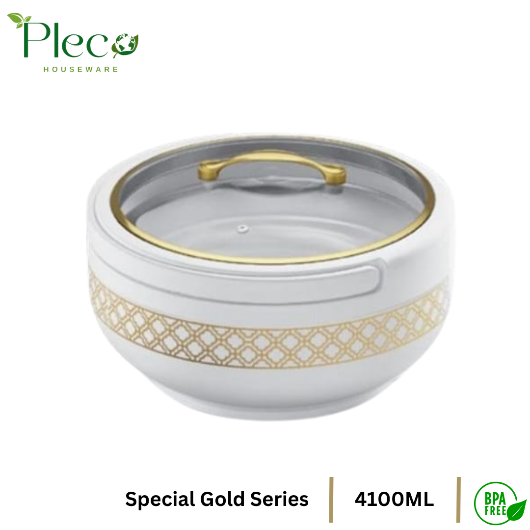 Brighton Gold Hotpot 4100ml – Premium Insulated Food Warmer - Pleco Houseware