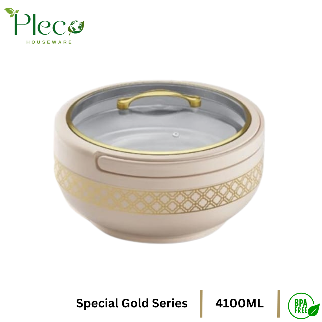 Brighton Gold Hotpot 4100ml – Premium Insulated Food Warmer - Pleco Houseware