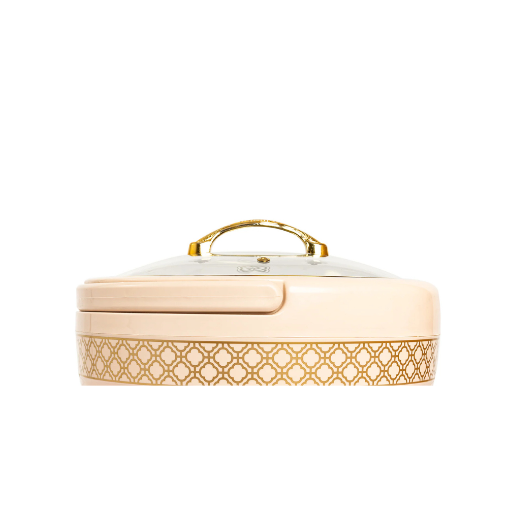 Brighton Hotpot Gold Set - 3 Pcs | Insulated Casserole Set | Beige - Pleco Houseware
