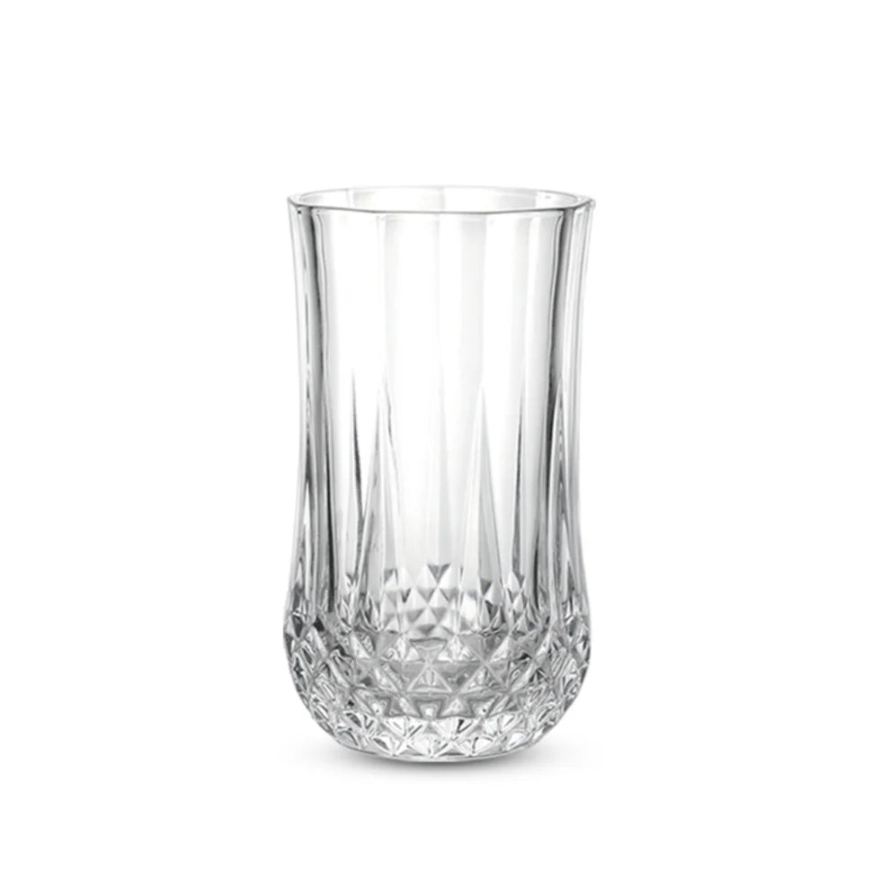 Tall Crystal Drinking Glass Set 330ml - Pleco Houseware