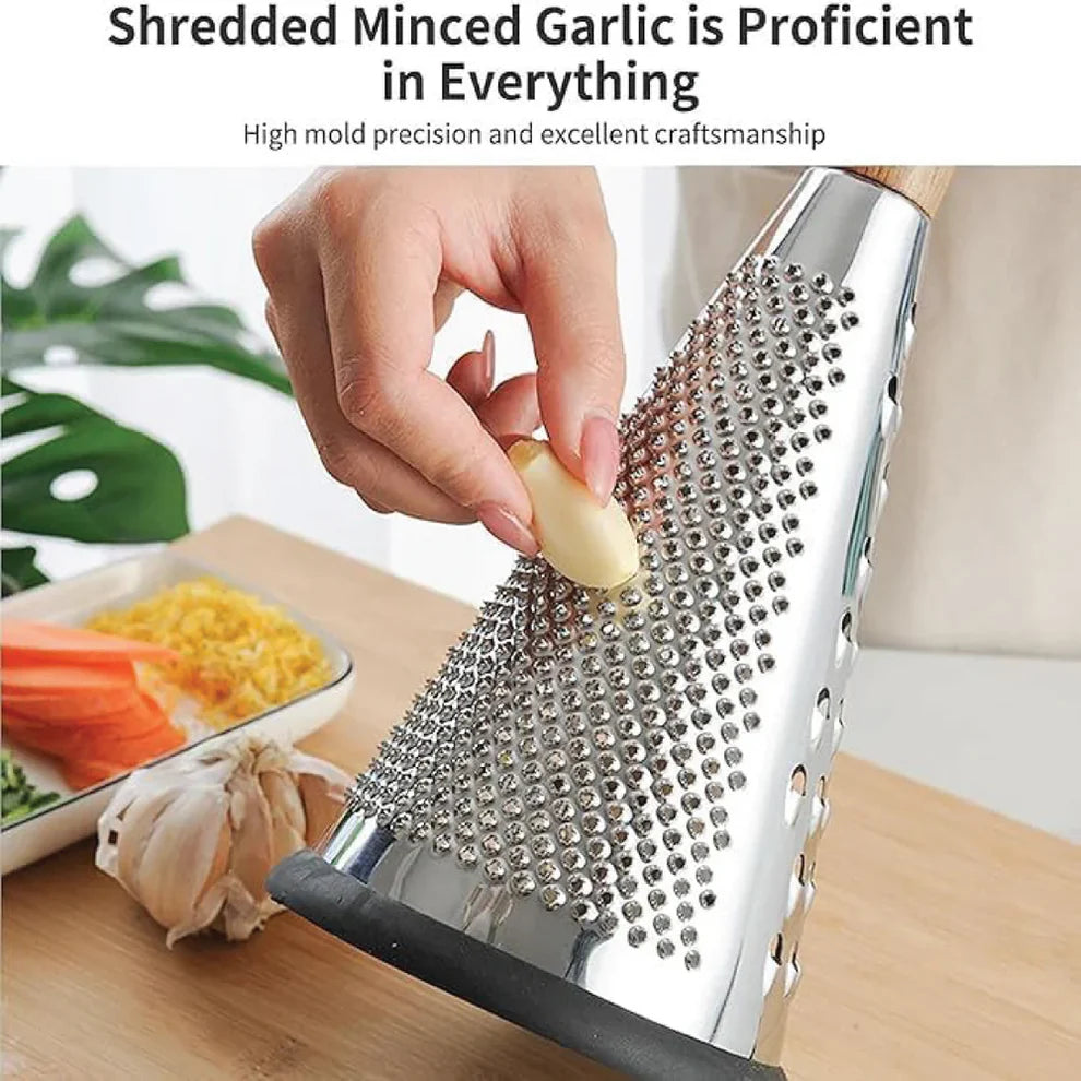 3-Sided Stainless Steel Grater - Pleco Houseware