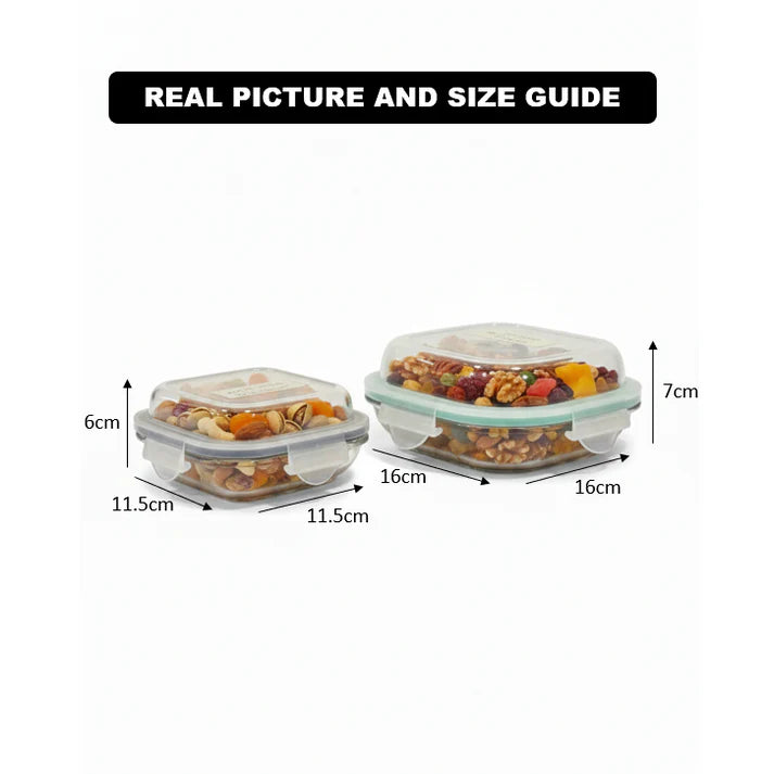 ServeNStore Square Containers - Pleco Houseware
