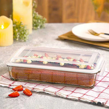 1.4L Rectangle Glass Storage Container