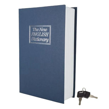 Hidden Book Safe Box with Lock & Keys