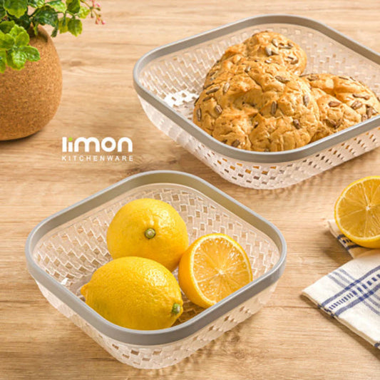 Limon Knit-Design Mini Basket