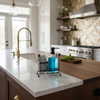 Glass Dispenser Set with Stand