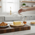 Wooden Butter Dish with Acrylic Lid – Limon - Pleco Houseware