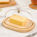 Wooden Butter Dish with Acrylic Lid – Limon - Pleco Houseware