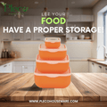 4 - in - 1 Unbreakable Food Storage Containers – BPA - Free with Invisible Lids - Pleco Houseware