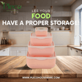 4 - in - 1 Unbreakable Food Storage Containers – BPA - Free with Invisible Lids - Pleco Houseware