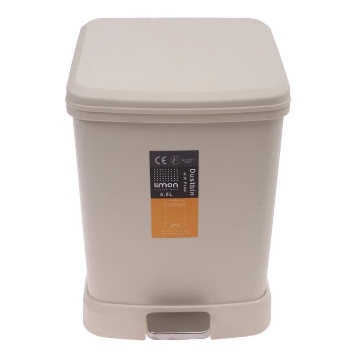 4.5L Pedal Smart Bin with Basket - Pleco Houseware