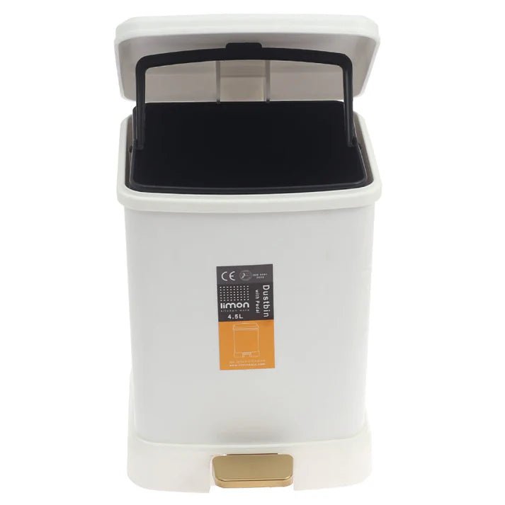 4.5L Pedal Smart Bin with Basket - Pleco Houseware