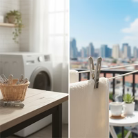 20Pcs Wind‑Proof Laundry Clips Set