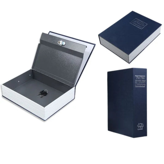 Hidden Book Safe Box with Lock & Keys