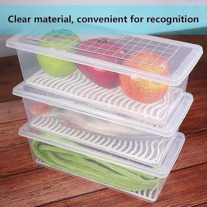 Fridge Food Container – BPA-Free Airtight Storage Box for Fresh Food & Meal Prep - Pleco Houseware