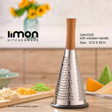 3-Sided Stainless Steel Grater - Pleco Houseware