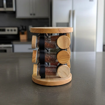 360° Rotating Spice Jar Set
