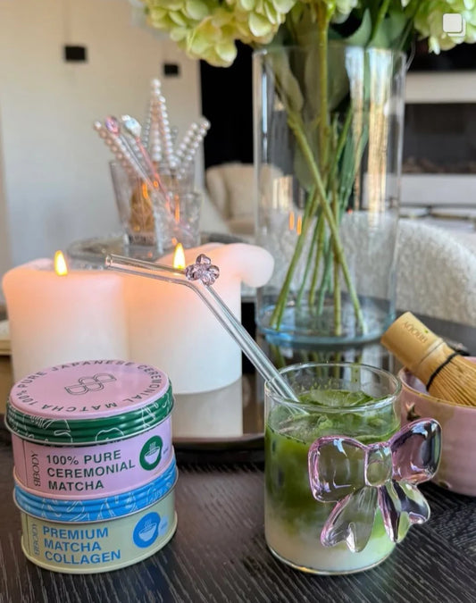 Exquisite Pink Bow Glass – Elegant Decorative Drinking Glass