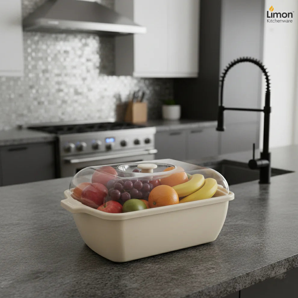 DailyFresh Clear-Lid Storage Box – Limon - Pleco Houseware