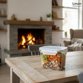 Printed Glass Container – Limon - Pleco Houseware