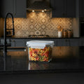Printed Glass Container – Limon - Pleco Houseware