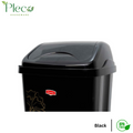 Vertex Dustbin With Swing Lid - Black | 26L - Pleco Houseware