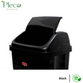 Vertex Dustbin With Swing Lid - Black | 26L - Pleco Houseware