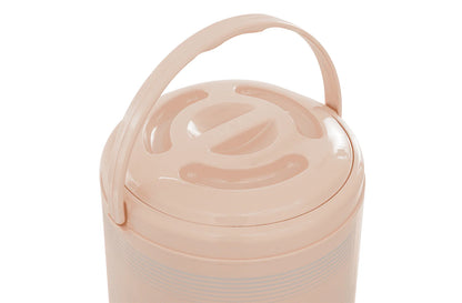 4 Pcs GIFT PACK Brighton 3 Hot Pot Set +1 piece Water Cooler 9 Litre in Gift Packing | Beige - Pleco Houseware