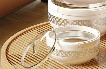 Brighton Large Hotpot Silver – White