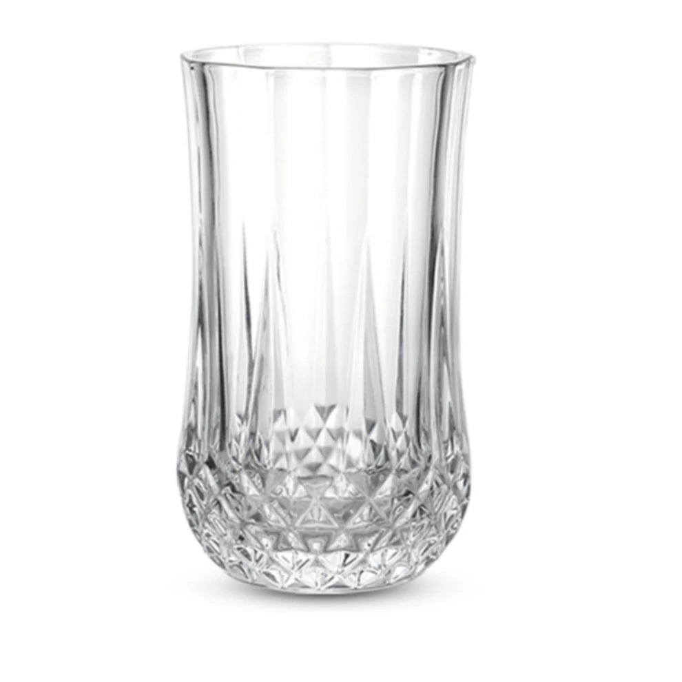 Tall Crystal Drinking Glass Set 330ml - Pleco Houseware