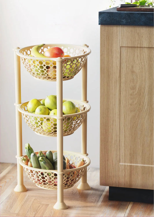 Vegetable stand - Beige - Pleco Houseware