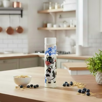 Printed 820ML Glass Milk Bottle