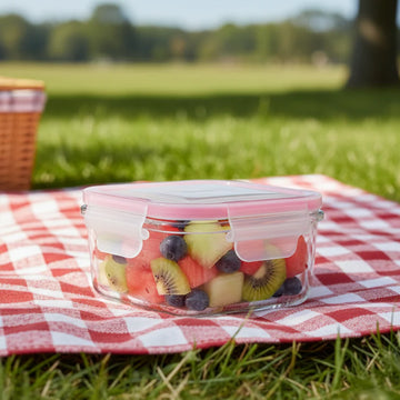 440ML Square Glass Container – Limon