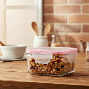 440ML Square Glass Storage Container