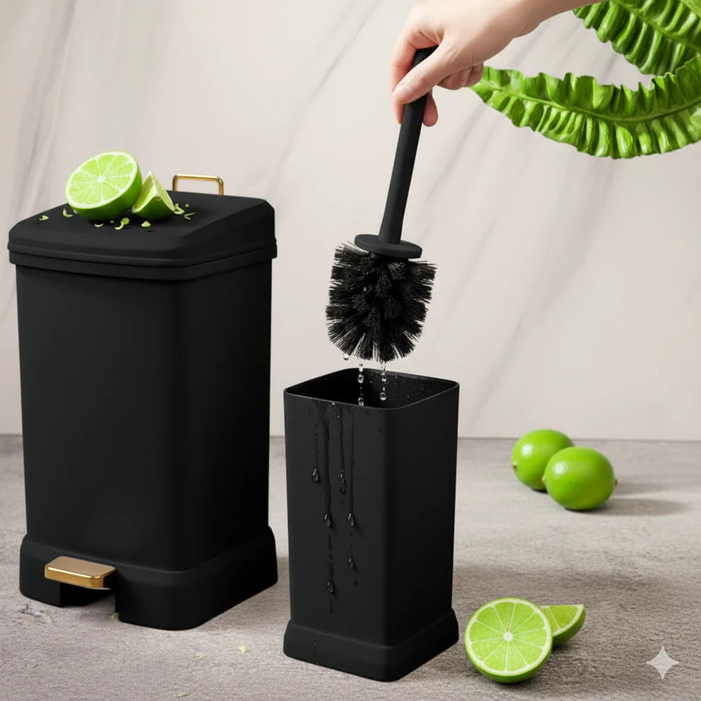 Limon EdgeClean Dustbin & Brush Set - Pleco Houseware