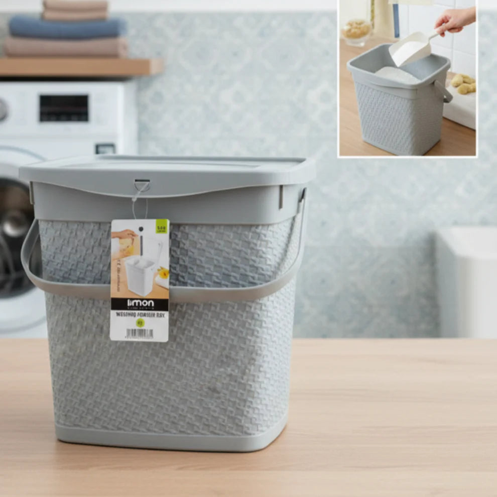 Surf Multi-Use Basket with Lid – Limon - Pleco Houseware