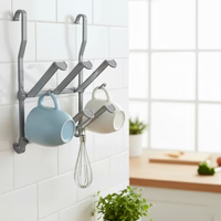 Hanging Glass & Mug Holder Rack