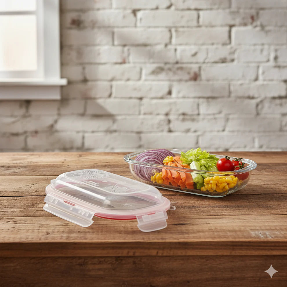 MicrowaveMate Glass Container – Limon - Pleco Houseware