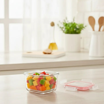 200ML Square Airtight Glass Container