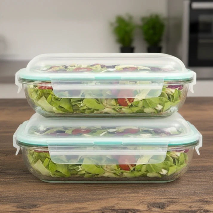 MicrowaveMate Glass Container – Limon - Pleco Houseware