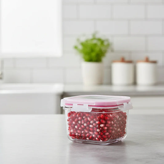 200ML Square Glass Container – Limon