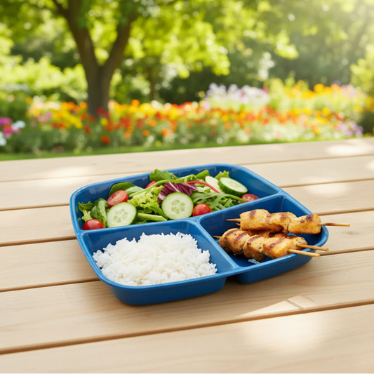 Limon TriServe 3-Compartment Plate